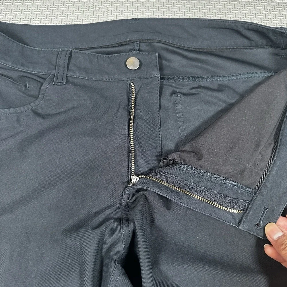 Lululemon Pants Mens 34x31 Navy Blue Performance Classic Fit ABC Warpstreme